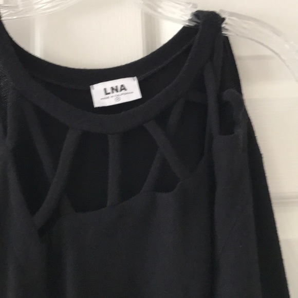 Luca Black Fleece Sweatshirt. Size Medium. - Picture 2 of 2